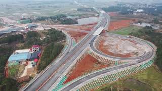 东临高速公路建设The construction of the Donglin highway