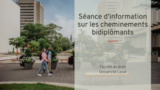 Séance d'information sur les cheminements bidiplômants