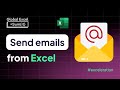 How to send emails from Excel