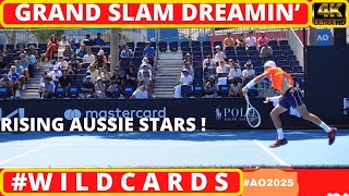 ⁴ᴷ Rising Aussie Tennis Stars Awarded #ao2025 #wildcards #grandslam #wtatour #atptour PLAYER WATCH