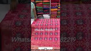 ♥️ Pure Resham Silk Banarsi Saree With Zari rich weaving ✨ ₹1080