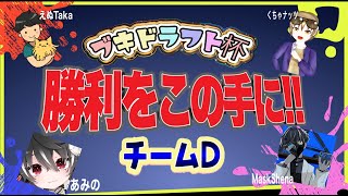 【スプラトゥーン3】第2回ブキドラフト杯　優勝目指して頑張ります！【チームD】