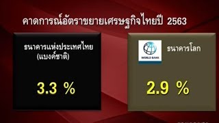 ผู้ว่าฯแบงก์ชาติมองบวก เศรษฐกิจไทยแม้โตต่ำกว่าคาด แต่ยังไม่วิกฤต ตั้งเป้าปีหน้า GDP โต 3.3%