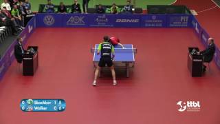 TTBL SELECTED  Skachkov vs  Walker   Tischtennis Bundesliga