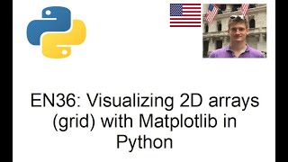 Visualizing 2D array grid with Matplotlib in Python