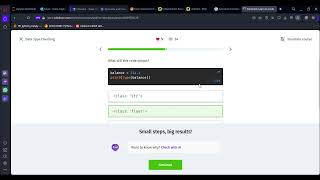 15 Data Type Checking | Python Developer | Sololearn