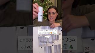 unboxing the ALO YOGA advent calendar😍☃️🎄part 4