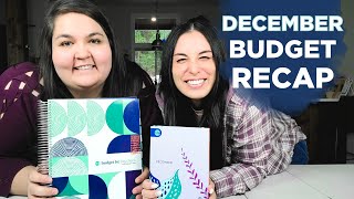 December 2020 Paycheck Budget Recap | Budget Tips + Savings Goals