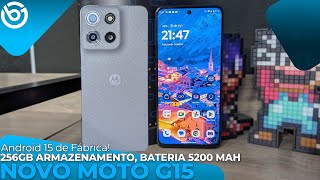 Moto G15 | Smartphone BARATO da Motorola c/ Android 15, 256GB e Bateria de 5200 mAh! Análise /Review