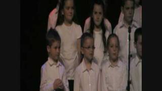 The Celtic Tenors Smile with Kilbeg Children's Church Choir