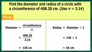 Circumference of a Circle for Grade 6 lesson