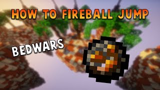 How to FIREBALL JUMP in BEDWARS | Quick tutorial