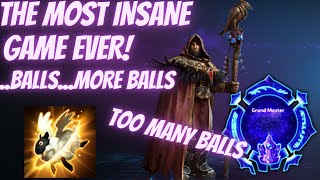 Medivh Polymorph - THE MOST INSANE GAME EVER!!...BALLS!...MOREBALLS... - Grandmaster Storm League