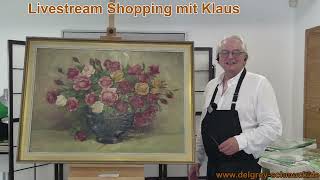 Livestream Shopping mit Klaus / Berthold Mügge Stillleben aus der Rubrik: Kunst meets Banausen