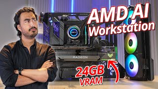 Let's Build An AMD AI Workbench with Llama 3.1 8b In The NEW Micro Center Studio