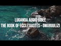 The Book of Ecclesiastes - Omubuulizi