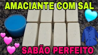 AMACIANTE 🩵 COM SAL SABÃO PERFEITO 🧥