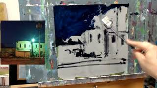 Robin Cheers: Painting a Night Scene