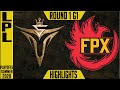 V5 vs FPX Highlights Game 1 | LPL Playoffs Summer 2020 Round 1 | Victory 5 vs FunPlus Phoenix