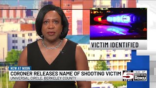 VIDEO: Coroner IDs victim of deadly Berkeley County shooting