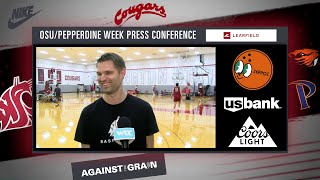 WSU MBB: David Riley OSU/Pepperdine Week Press Conference | 2/4/25