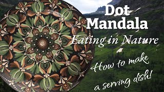 Want a BEAUTIFUL Serving Dish? Watch This Dot Mandala Now