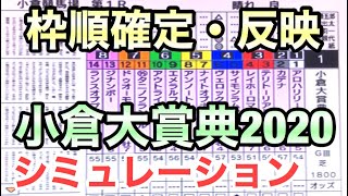 【小倉大賞典2020】枠順確定後シミュレーション～同じ馬主のヴェロックスとジナンボ―が上位人気形成！決めることができるのか～