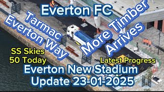 Everton FC New Stadium At Bramley Moore Dock Update 23-01-2025