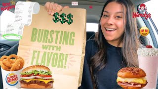 Letting the PERSON IN FRONT OF ME Decide What I Eat for 24 HOURS!!