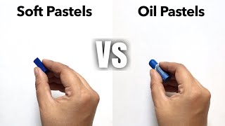 Oil pastels vs soft pastels | Mungyo Oil Pastels