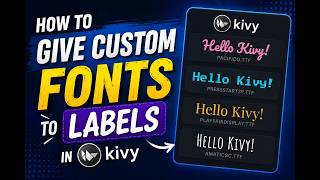 Kivy | How to set Custom Font To Label