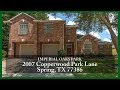 SOLD 2007 Copperwood Park Ln Spring TX 77386  by The Richardson Group Realtors (281) 528-4676