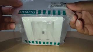 Unboxing and installation of the Switch Socket Outlet by SIEMENS