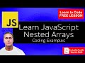 JavaScript Nested Arrays  Updating Values Using Arrays in Code with examples