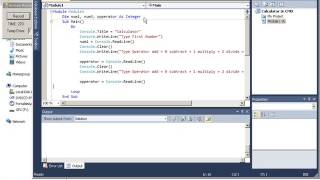 Console Calculator in VB.NET