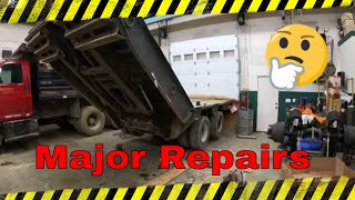Day one of Lowboy trailer Repairs It's worse then we thought The #MBTS has quite the challenge.