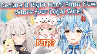 Lamy Demand Botan To Declare Who Is The Legal Wife【NePoLaBo/Hololive】