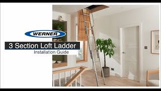 How to fit a loft ladder - Abru Werner 76003 3 section ladder