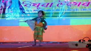 #Koch_Rajbongshi_Folk_Dance_By_A_Cute_Little_Girl_At_BaldiaBathan_Bisuwa_Utsav_2019