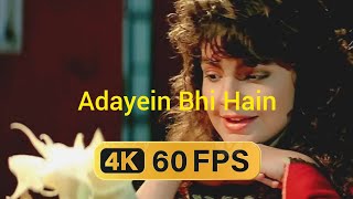 Adayein Bhi Hain- 4K Video Mere Mehboob Mein_ Dil Hai Ke Manta Nahin Aamir Khan [Remastered 4K60fps]