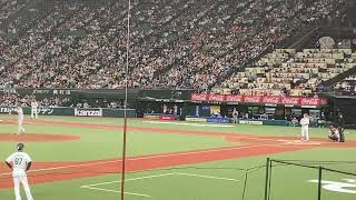 2022/6/7 西武vs巨人  ライオンズ 応援席から誕生日の呉念庭選手へのバースデーソングと、あまり気にしないアンドリース投手