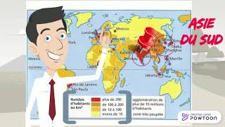 La répartition de la population mondiale