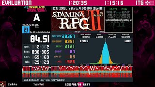 StepMania - SRPG7 - 2023-9-28 - [21][200] Life Starts At 200 BPM (Side B) - 84.51%