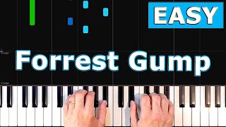 Forrest Gump - Theme - EASY Piano Tutorial - [Sheet Music]