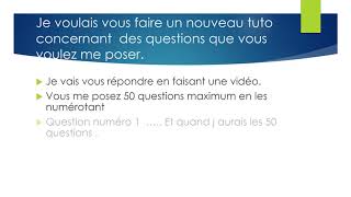 FAQ N°1