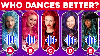 Guess Who's SINGING 🎶 Descendants The Rise of Red ❤️Red, Mal, Chloe, Uliana, Evie, Uma, Bridget, Jay