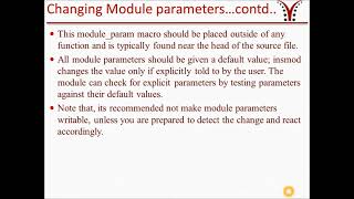 Linux Device Drivers Module Parameters and Array Module Parameters