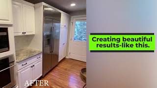 Kitchen Cabinet: Refinishing \u0026 Repaint | Best Way To Refinish And Repaint Kitchen Cabinet