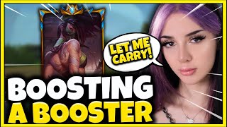So I hired a Challenger E-Girl Streamer to Boost me...
