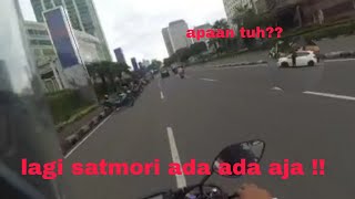 lagi satmori hampir nabrak mobil❗️❓️